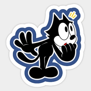 Surprised Kitty Sticker